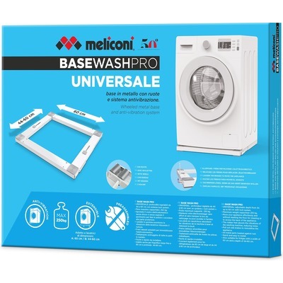 Base wash Pro Meliconi per lavatrice o asciugatrice con ruote ottimo per spostare il vostro elettrodomestico