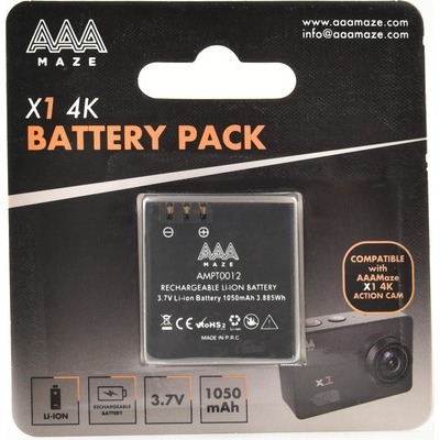 Batteria AAAmaze per Action Cam X1 AMPT0012