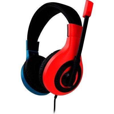 Bigben Cuffia Stereo Gaming V1 bicolor Rosso/Blu per Switch