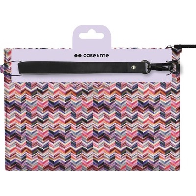 Borsetta SBS handbag canvas pattern viola