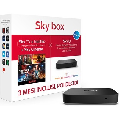 Box SKY 3 mesi Cinema Sky + Netflix + Sky Tv