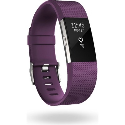 Braccialetto Fitbit Charge 2 cardio large prugna