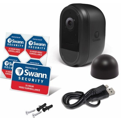 Cam Swann Full HD a batteria nera Telecamera di Sicurezza
