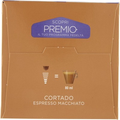 Capsule Caffe' Dolce Gusto Cortado Espresso Macchiato 16 capsule
