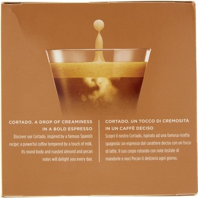 Capsule Caffe' Dolce Gusto Cortado Espresso Macchiato 30 capsule