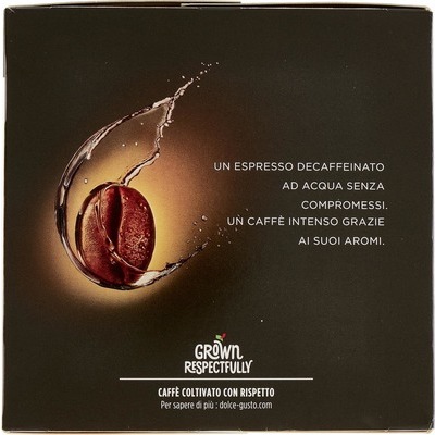 Capsule Caffe' Dolce Gusto Espresso Intenso Decaffeinato 30 capsule