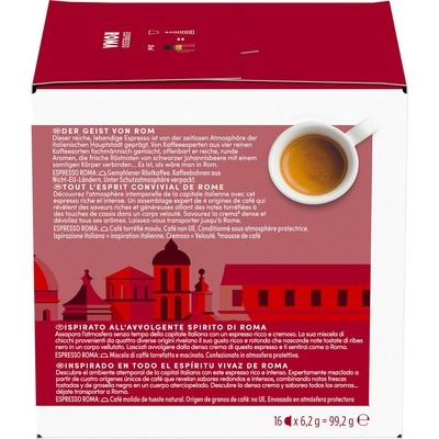 Capsule Caffe' Dolce Gusto Espresso Roma 16 capsule