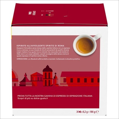 Capsule Caffe' Dolce Gusto Espresso Roma Magnupack 30 capsule
