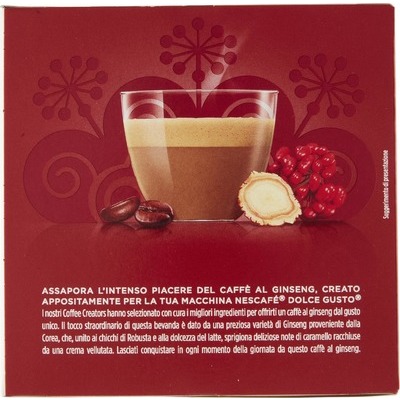 Capsule Caffe' Dolce Gusto Ginseng 16 capsule