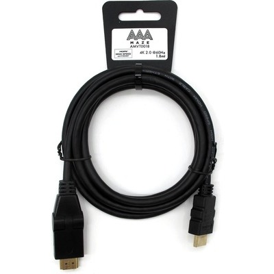 Cavo AAAmaze Basic HDMI 2.0 4K con connettore snodato 90 ° lunghezza 1,8 metri