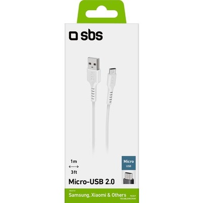 Cavo dati SBS USB 2.0 micro USB 1 metro