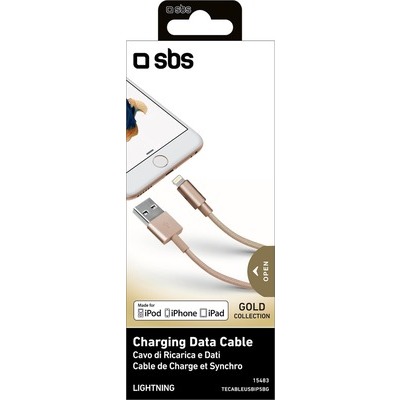 Cavo dati SBS USB lightning MFI 1 mt USB to lightning MFI