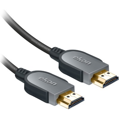 Cavo HDMI v.1.4 alta velocità con Ethernet, connettori gold, nucleo in ferrite. lunghezza 5 metri Ekon