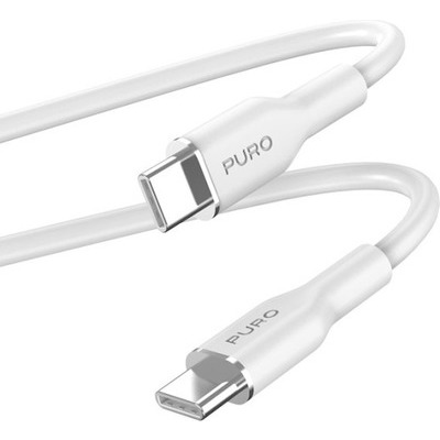 Cavo Puro Soft USB-C to USB-C 1.5MT bianco