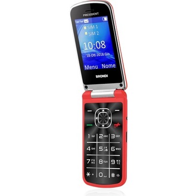 Cellulare Brondi President red rosso