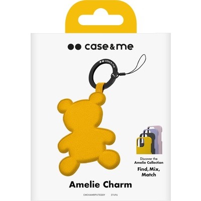 Charm Amelie SBS orsetto in ecopelle giallo