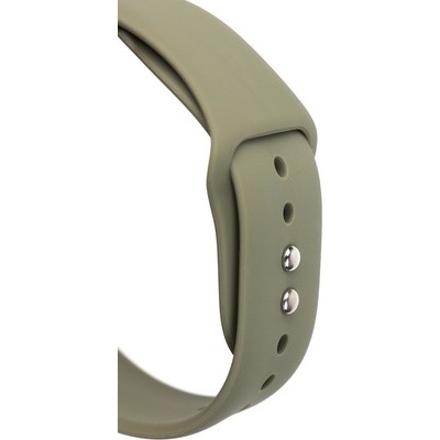 Cinturino AAAmaze AMAA0057 per Apple Watch 42/44 mm in silicone khaki verde