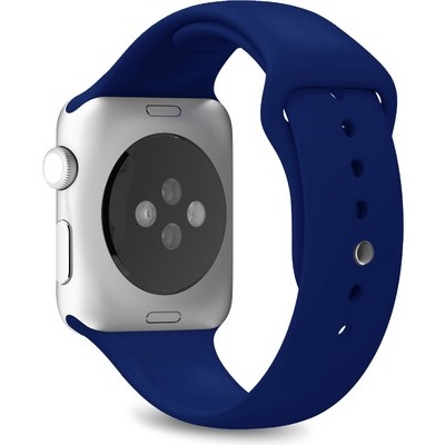 Cinturino di ricambio Puro Apple watch 42mm/44mm blu scuro / dark blue taglie s/m - m/l