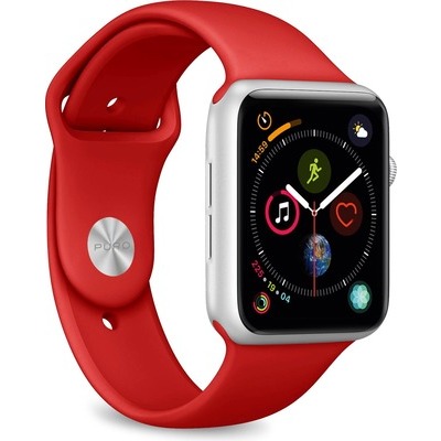 Cinturino di ricambio Puro Apple watch 42mm/44mm rosso / red taglie s/m - m/l