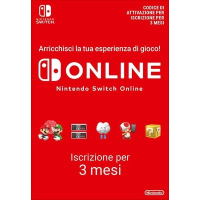 Console Nintendo Switch + Gioco Switch Mario Kart 8 Deluxe (Download Code) + Online 3 mesi