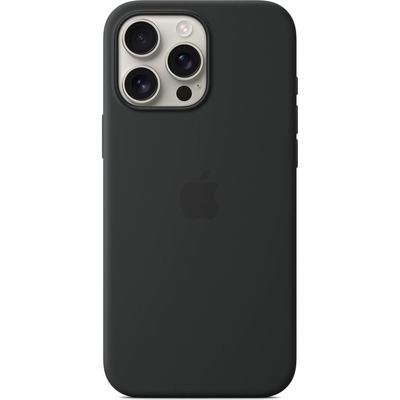 Cover Apple iPhone 16 Pro Max in silicone MagSafe nero