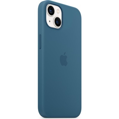 Cover Apple per iPhone 13 in silicone blu