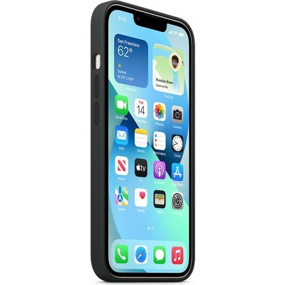 Cover Apple per iPhone 13 in silicone nero