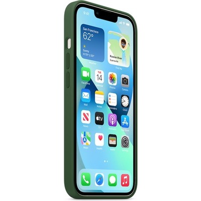 Cover Apple per iPhone 13 in silicone verde
