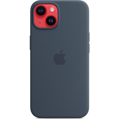Cover Apple per iPhone 14 in silicone blu