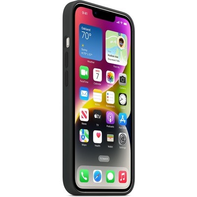 Cover Apple per iPhone 14 in silicone midnight nero
