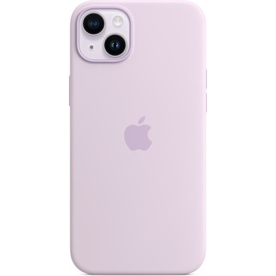 Cover Apple per iPhone 14 Plus in silicone lilla