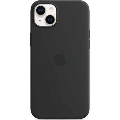 Cover Apple per iPhone 14 Plus in silicone midnight nero