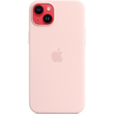 Cover Apple per iPhone 14 Plus in silicone rosa