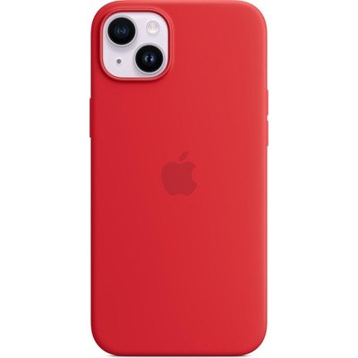 Cover Apple per iPhone 14 Plus in silicone rosso