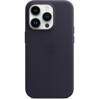 Cover Apple per iPhone 14 Pro in pelle ink blu
