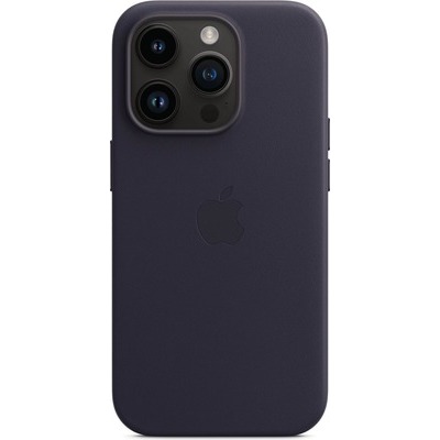 Cover Apple per iPhone 14 Pro in pelle ink blu