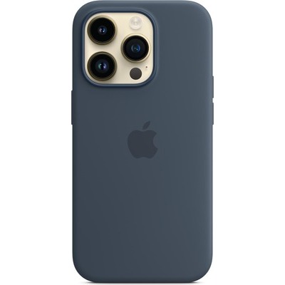 Cover Apple per iPhone 14 Pro in silicone blu