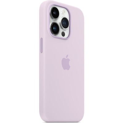 Cover Apple per iPhone 14 Pro in silicone lilla