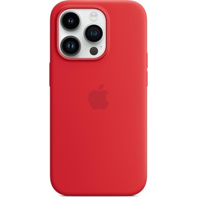 Cover Apple per iPhone 14 Pro in silicone red rosso