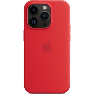 Cover Apple per iPhone 14 Pro in silicone red rosso