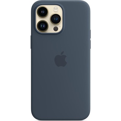 Cover Apple per iPhone 14 Pro Max in silicone blu