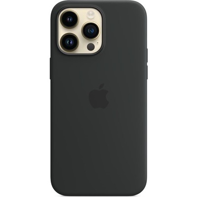 Cover Apple per iPhone 14 Pro Max in silicone midnight nero