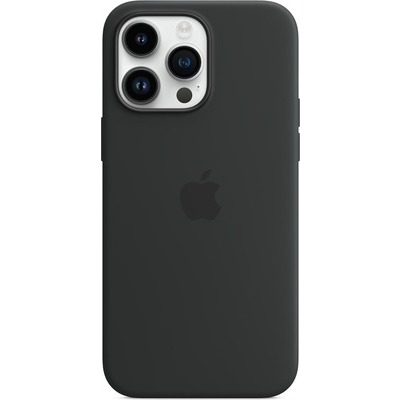 Cover Apple per iPhone 14 Pro Max in silicone midnight nero