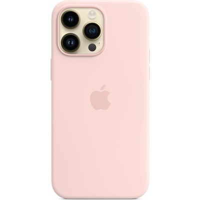 Cover Apple per iPhone 14 Pro Max in silicone rosa