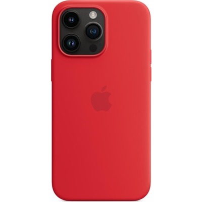 Cover Apple per iPhone 14 Pro Max in silicone rosso