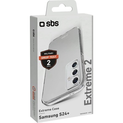 Cover Extreme SBS X2 per Samsung Galaxy S24+ trasparente