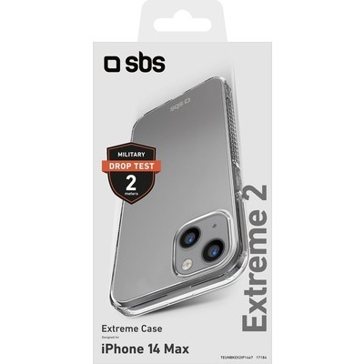 Cover Extreme X2 SBS per iPhone 14 Plus trasparente