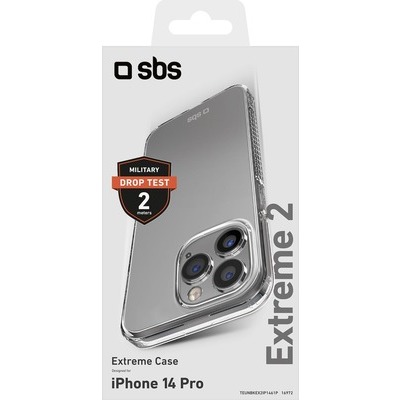 Cover Extreme X2 SBS per iPhone 14 Pro trasparente