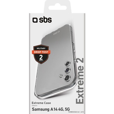 Cover Extreme X2 SBS per Samsung Galaxy A14 trasparente