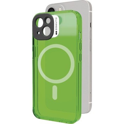 Cover fluo SBS per iPhone 14 compatibile con MagSafe verde